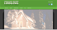 Desktop Screenshot of mrl-cabins.com